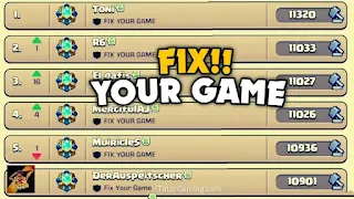 Fix Your Game: Top Players' Protest in Clash of Clans